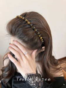 Elegant Acetate Wave Hairband Tortoiseshell Womens Style Fresh out Fashion Accessory Korean Style Headwear Hair Accessories