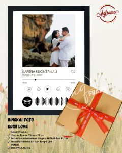 Kado Hadiah Gift Hampers Bingkai Foto Pigura Sertifikat Custom Wisuda Graduation Ulang Tahun Idul Fitri Imlek Birthday Spotify Love Valentine Anniversary Custom