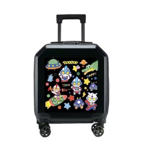 Childrens Luggage Suitcase Travel Bag Password Lock Universal Wheel Male Female Primary School Cartoon Cute Fashion