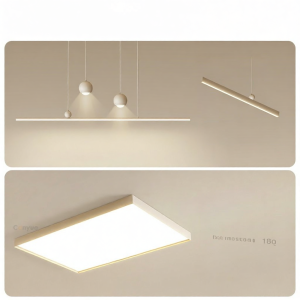 Creative LED Long Strip Chandelier for Dining Room