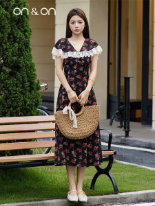 ON&ON | Summer Elegant Lace Vintage Dress 2026 Slimming