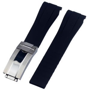 Dây Đeo Đồng Hồ Thể Thao Fluororubber 20mm/21mm Dành Cho Rolex Submariner DAYTONA GMT Yacht-Master Đồng Hồ Thông Minh Nam Thay Thế Vòng Đeo Tay