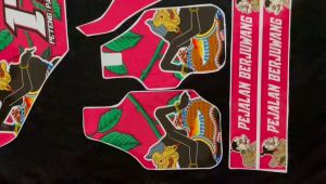 Decal Honda CRF 150L RALLY MERAH HITAM D-I2-1382 D-I2-1365 D-I2-1254 D-I2-052 I2-1050