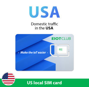 EIOTCLUB USA Prepaid SIM Card Supports AT&T and T-Mobile High Speed Data SIM for Phone Security Camera Router WiFi Hotspot