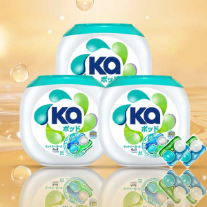 Walch | Multifunctional Detergent Pods Antibacterial 99% Mite Removal Stain Removal Color Protection Odor Elimination Fabric Softening Fragrance