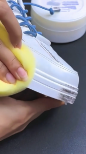 WHITE SHOE CLEANING CREAM | Multifunction Shoe Cleaning Cream | Dry Cleaning Foam Sneaker Cleaner | Shoe Polish For White Shoe Stain Cleaning Cream For Sports Sneakers | Sneaker  Cleaning Cream | Practical Shoe Cleaning.