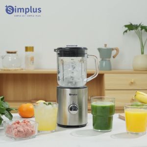 Simplus Ice Crusher Blender Ice Power Heavy Duty Ice-Crushing Mixer Grinder 5 Speed+Pulse