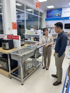 Chậu Rửa Đa Năng 2 Tầng INOX 304 - Bao gồm chân và bộ vòi xả - GIẢI PHÁP TỐI ƯU CHO KHÔNG GIAN BẾP