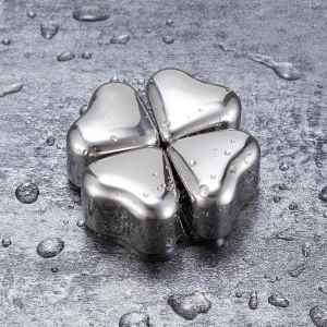 DIHUANTUO | Heart-shaped Stainless Steel Ice Cubes