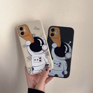 Astronaut Telescope with Fall Protection Space Theme of Samsung Case S21 | S21+ | S21U | S21FE | S22 | S22+ | S22U
