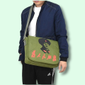 Retro Red Army Backpack 80 Years Old Canvas Star Commemorative Vintage Crossbody Peoples Service Bag for Youth. 