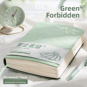 MONLEYTA | New 2025 Thickened Soft Leather Notebook For College Entrance Exam High School Students Business Simple Ins Style Student Meeting Record High Aesthetic Value Retro Grid Line Square Grid Junior High School Diary Book