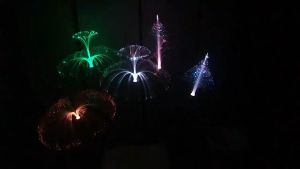 Solar Jellyfish Fairy Light Outdoor Garden Pathway Lights Decor Lawn Lights Solar Power Waterproof Walkway Decor Flowers Lamp