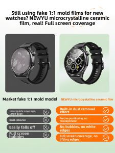 Newyu | Premium Quick-Install Watch Screen Protector Full-Coverage HD Soft