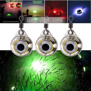 Grosir lampu mata ikan / lampu esca led berkedip dalam air metal jig