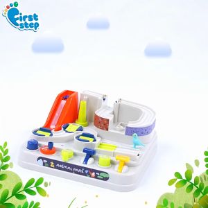 ND THAILAND ของเล่นเด็ก ของเล่นเสริมพัฒนาการ รถราง ANIMAL PARK ADVENTURE NO.688