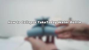 Collapsible Water Bottles 20 oz Leak Proof BPA Free Foldable Silicone Travel Water Bottle Cups for Taveling Outdoors On the go Sage Green