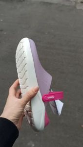 Giày dép crocs(Chính hãng)SỤC NHỰA CROSS LITERIDE ĐỔI MÀU DÀNH CHO NỮ MÀU HỒNG ĐẬM
