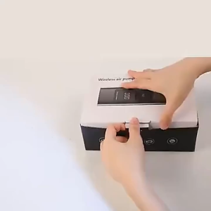 Car Air Pump Tyre Wireless Air Compressor 120 PSI 6000mAh Smart Automobile Digital Tire Pump Fast Electric Air Inflator pam tayar pam angin pam basikal