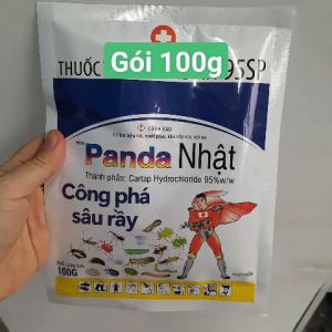 Thuốc trừ Sâu Ledan 95SP Gói 100g - NHÃN TRẮNG- Panda Nhật thành phần Cartap Hydrochloride 95% Đặc trừ sâu đục thân HiệuCông phá sâu rầy hạ gục nhanh ung trứng hiệu lực kéo dài