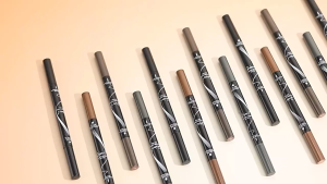 Blinkoo Hellokiss Dual-Ended 4-Prong Eyebrow Pencil - 2-in-1 Liquid Brow Pen Waterproof Sweatproof