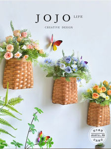 Mr. Grocerys Artificial Flower Wall Decorations Country Style Home Decorations Living Room Wall Art Fake Flowers