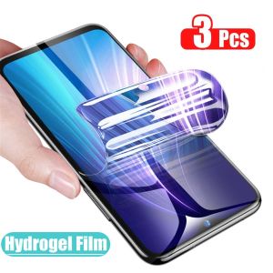 3pcs Hydrogel Film For Xiaomi Redmi Note 13 14 12 11 10 9 8 7 Pro Plus Screen Protector 14S 12S 11S 10S Soft