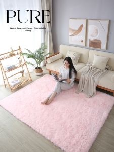 ZHIBAIJIA | Anti-slip Easy-to-clean Pink Carpet for Girls