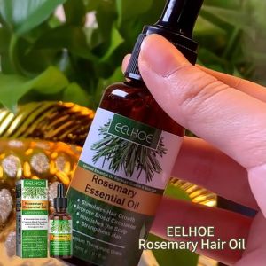 EELHOE Minyak Rosemary Penebalan Rambut Mencegah Kerontokan Memelihara Rambut Memperbaiki Kulit Kepala