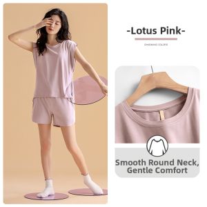 JIALEFEN | Modal Summer Sleeveless Sleepwear Thin and Breathable