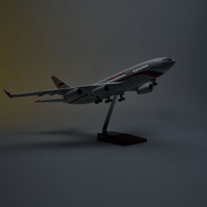 46cm 1/120 Large Scale Plane Russian Air Force One Il-96 Airplane Model Toys Kit with Stand For Collection Display or Adult Gift