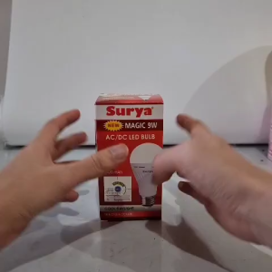 SURYA Lampu Bohlam New Magic LED Emergency Tipe AC / DC 9W 12W 18W Putih SNI