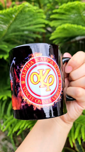 ALPHA KAPPA RHO AKRHO SKEPTRON - BLACK MUG HIGH QUALITY HD PRINTS