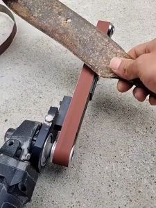 New!! Handheld Air Belt Sander + Amplas Adapter Gerinda Tangan - Konverter Amplas Belt ( BISA COD )