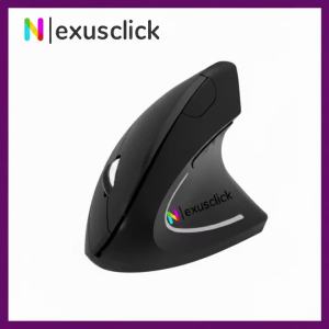 Ergonomic 2.4G Wireless Vertical Mouse With Natural Handshake Design Computer Optical Mice to Prevent Wrist Pain For PC Mac