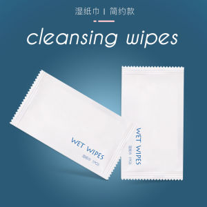 Portable Individual Packaged Disposable Wet Wipes Small Bag Restaurant Quality High End Kitchen Use Paper Towels 80 Sheets