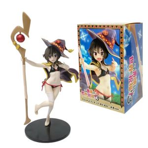 Bandai | Anime Gods Blessing on This Wonderful World Megumin Action Figure 18cm Cute Figurine Collectible in Stock