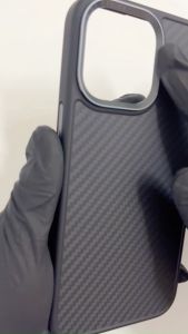 Uniq Keva Amarid Fiber Magclick Magnetic Tough Drop Protection Case for iPhone 15 Pro Max 6.7 iPhone 15 Pro 6.1 (Black)