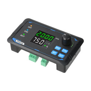 Aideepen | PWM150 Dual-channel Signal Generator Servo Motor Driver Frequency Meter Adjustable Square WavePulse WaveFrequencyDuty Cycle