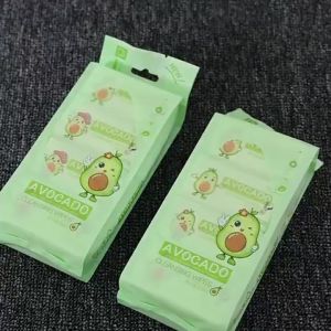 LAKOE Tissue Masah Mini Karakter Wet Wipes 1 Pack isi 8 Bungkus 64 Lembar