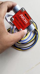Flow Sensor Aichi Pom Mini Ukuran 1/2 Inch+Kabel Sambungan Soket Panjang 1 Meter Produk Import Japan