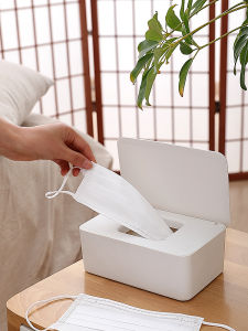 SP SAUCE | Sealed Dispensing Tissue Box Dustproof Mask & Paper Organizer
