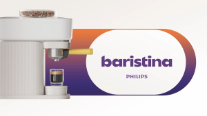 [NEW] Philips Baristina Espresso Machine White | Automatic Grinder & 16-Bar Coffee Maker (BAR300/00)