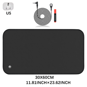 Grounding Mat for Sleep 30x60cm Wellness Natural Earthing Pad to Improve Circulation Reduce Inflammation & Ease Pain/Anxiety