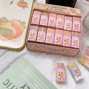 3/15/36pcs Cute Capybara Sandwich Eraser Student Cartoon Clean Pencil Eraser Office Stationery Gift