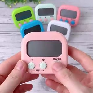 LCD Digital Kitchen Timer Cooking Baking Oven Timer Loud Alarm Clock Magnetic Countdown Back Stand Jam Randik Elektronik