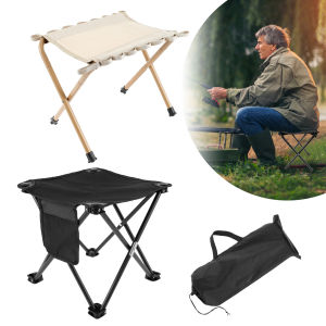 กลางแจ้งแบบพกพาเก้าอี้พับ Oxford ผ้าเก้าอี้พับ Nonslip Camping เก้าอี้สตูลเก้าอี้ตกปลากันน้ําที่นั่งปิกนิกเครื่องมือ