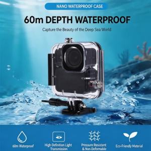 For DJI Osmo Nano Camera Dive Shell Waterproof Case Thumb Sports Camera Accessories Diving Protective Case Waterproof 60M