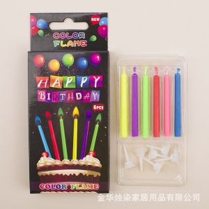 KAYOU | Colorful Flames Candles Number Creative Birthday Cake Cartoon Characters Holiday Decorations Cake Party Digital Candles ﻿