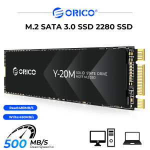 ORICO M.2 2280 SATA SSD 512GB Internal M.2 SSD with B+M Key For Desktop/Laptop SATA III 6Gbps NGFF Solid State Drive Low Power